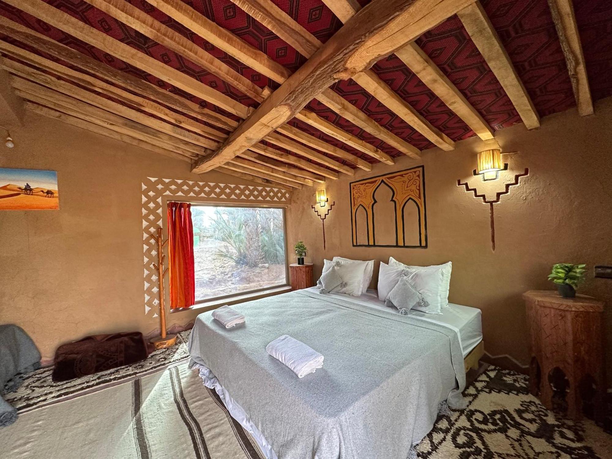 Camp Auberge Sahara Marokko M'Hamid Pokoj fotografie
